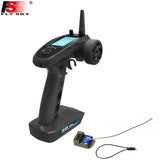 FlySky FS-GT5 2.4G 6CH AFHDS RC Transmitter Can Store 20 Models Remote Controller With FS-BS6 Receiver for RC Car Boat