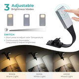 Rechargeable E-Book Led Light for Kindle Paper New Usb Reading Lamp Book Light Lamp Clip for Travel Bedroom Book Reader 3Model