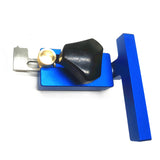 30# Slide Chute Stop Block Aluminum Alloy Limit Block Woodworking Accessory Utility Tool Chute Limit Stop Block