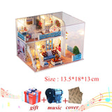 Different Styles of Doll House Furniture Diy Miniature 3D Wooden Miniaturas Dollhouse Toys For Children Birthday Gifts