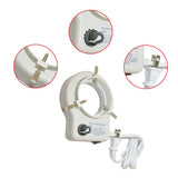 Industrial Microscope 144 Led Adjustable Brightness Source Dimmer Ring Light Microscope Illuminator Lamp