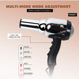 8000W Metal body Salon Professional Hair Dryer Volumizer Negative Ion Blow Dryer Brush Smoothing Hair straightener Hair styler