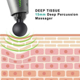 Massage Gun LCD Display Body Muscle Deep Fascia Massager Muscle Pain Exercising Relaxation Slimming Shaping
