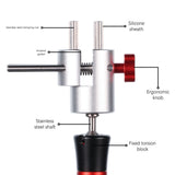 DSPIAE A T-HV Craft Tools Directional Table-top Vise for Modeler Bench Vise Universal Power Tool Parts Stainless Steel Red
