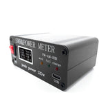 1.8MHz-50MHz 0.5W-120W SWR HF Short Waves Standing Waves Meter Power Meter FM AM CW SSB Portable SWR with OLED Display Screen