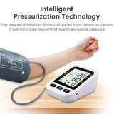 LCD Digital Sphygmomanometer Electronic Blood Pressure Monitor Arm Automatic Blood Pressure Monitor Pulse Heart Beat Rate Meter