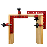 4 pc 90 Degrees L-Shaped Auxiliary Fixture Splicing board Positioning Panel Fixed clip Carpenter's Square Ruler Woodworking tool