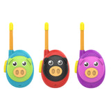 NEW Two Way Radio Walkie Talkies for Kids parents 1km Range safe Lovely Pig Interphone Parent-child Interactive Toys for Chidren