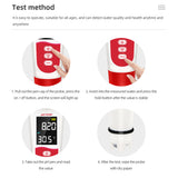 Professional Temp PH Meter Digital Water Quality Purity Tester Temperature Pen Acidometer Detector for Pool Laboratory Aquarium