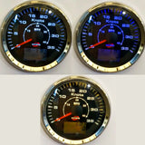 85mm Waterproof Marine Car GPS Speedometer Gauge 0-40 MPH 9-32V 0-35 Knots