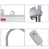 3500W 3S Instant Electric Tankless Hot Water Heater Shower Bathroom Faucet 220V 50hz White Variable Spray Patterns
