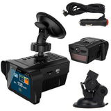 3 Inch 720P 120 Degree Full Band Mirro Car Speed Laser Police Dog Radar Detector GPS Voice Alert Safety 2 In 1 H588 Hot Sale