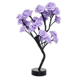 LED Table Lamp With USB Flower Tree Home Decoration Bedroom Gift Night Table Lamp For Christmas Wedding Bedroom