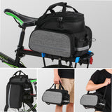 Bicycle Cyling Riding Rear Seat Bag Multifunction Expandable Waterproof MTB Bicycle Pannier Bag Bike Rack Bag With Rain Cover