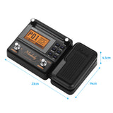 Muslady MU100 Processor Electric Guitar Effect Pedal Guitar Multi-effects Pedal Supports 180s Loop Recording Tuner Tap Scale
