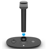 For Iphone 12/12 Pro Wireless Charger 4 In 1 Fast Charging Speed Headset Holder For Apple Watch/ (Black)