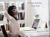 Electric Air Pressure Heating Eye Massager Glasses Wireless Rechargeable Eye Face Fatigue Stress Relief Dark Circle Removal