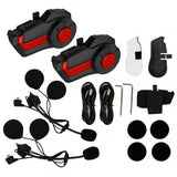 HY-01 Waterproof Motorcycle BT Wireless Bluetooth Intercom Helmet Headset Interphone for Outdoor Activities