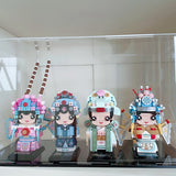 New LOZ Mini Blocks Heads Peking Opera character National Quintessence Building Blocks Toys for Children