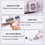 Spine Chiropractic 1200N Chiropractic Adjusting Instrument Vertebrae Massager Electric Correction Gun Muscle Massage Relaxation