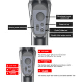 Smart Gimbal Stabilizer 3 Axis Bluetooth Handheld Stabilizer Adjustable Selfie Holder Stabilizer For Gopro Camera Smartphones