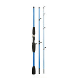 1.8M/2.1M Spinning Fishing Rod Glass Fiber Power Hand Fishing Pole Detachable 3 Section Casting Rod Spinning Fishing Accessories
