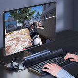 USB Powered Computer Stereo Speakers Portable Mini Sound Bar For Windows Pcs, Desktop Computer, Laptop