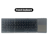 Mini folding keyboard Touchpad Bluetooth-compatible 3.0 Foldable Wireless Keypad for Windows,Android,ios Tablet ipad Phone
