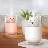 Cute Bear Humidificador Portable Air Humidifier Night Light USB Humidifier USB Colorful Humidifier Desktop Humidifier Purifier