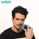 VGR wet dry electric shaver for men rotary beard electric razor shaving machine grooming kit rechargeable LED display