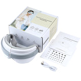 Electric Vibration Eye Massager Hot Compress Music Fatigue Relieve Eye Care Heating Therapy Foldable Office Home Sleep Eye Mask