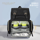COLORLAND Solid Backpack Diaper Bag Baby Tasche For Mom Backpack Nappy Mummy Maternity Bag Waterproof Backpacks stroller bag