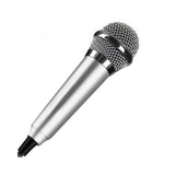 Portable 3.5mm Stereo Studio Mic KTV Karaoke Mini Microphone For Cell Phone Laptop PC Desktop Small Size Microphone