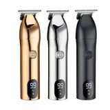 LCD Professional Hair Clipper For Men Rechargeable Electric Razor Hair Trimmer Fast Charging Hair Cutting Machine Beard Trimmer