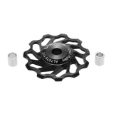 Lixada MTB Road Bike Ceramic Pulley 7075 Aluminum Alloy Rear Derailleur 13T Guide Cycling Ceramics Bearing for Jockey Wheel