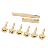 Bridge pins made of brass nut for 6-string acoustic guitar replacement