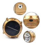 LED Portable Lantern Solar Powered Flashlights Camping Rechargeable Hand Lamp for Hiking Outdoor Lighting Emergency