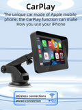 7 Inch Car MP5 Player Portable Radio Wireless Carplay Android Auto Mirror Link FM Stereo Audio
