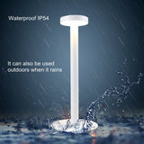 LED Aluminum Alloy Waterproof Desk Lamp Touch Dimming Rechargeable Metal Dinner Table Lamps For Office Living Room Study Lamp