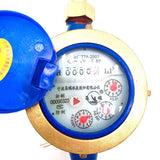 15mm Flow Measure Digital Display Tools Counter Rotary Wing Tape Garden Copper High Sensitivity Waterproof Home Cold Water Meter
