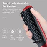 Multifunctional Hair Straightener Brush 2 In 1 Heating Hair Hot Comb Brush Anti-Scald Iron Straightening Brush Styler Tools