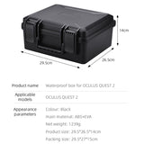 Hard Travel Case for Oculus Quest 2 Controllers Accessories Shockproof EVA Hard Shell Storage Bag Hard Case Suitcase