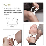 4Pcs Stainless Steel Scraping Massage Set Is Suitable for Legs, Arms, Head, Shoulders and Body Points