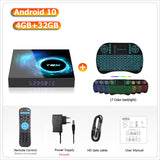 T95 6K H616 Quad Core Media player Play  Android 10  2.4g & 5g Wifi Bluetooth 5.0 4g 16g 32gb 64gbMedia Player