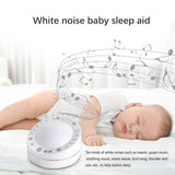 New White Noise Machine USB Rechargeable Timing Sleep Instrument Warm Light Night Baby Sleep Soothing Sleep Aid For Baby Adults