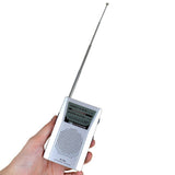 BC-R60 Pocket Radio Telescopic Outdoor Mini AM/FM Dual Band Radio World Receiver 88-108MHz Speaker 3.5mm Earphone Jack