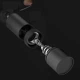 Upgrade ChestnutAluminum Portable Coffee grinder Stainless steel Burr grinder Conical Coffe bean miller