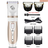 NEW2022 NEW Electrical Pet Clipper Professional Grooming Kit Rechargeable Pet Cat Dog Hair Trimmer Shaver Set Animals Hair