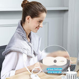 Electric Large Warming Heating Pad Blanket Portable Shoulder Neck Back Heating Shawl Wrap Pain Relief Temperature Controller