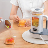 220V Cold And Hot Electric Kettle Automatic Glass Material Refrigeration &amp;Heating Health Preserving Pot Coffee Tea Dessert Maker